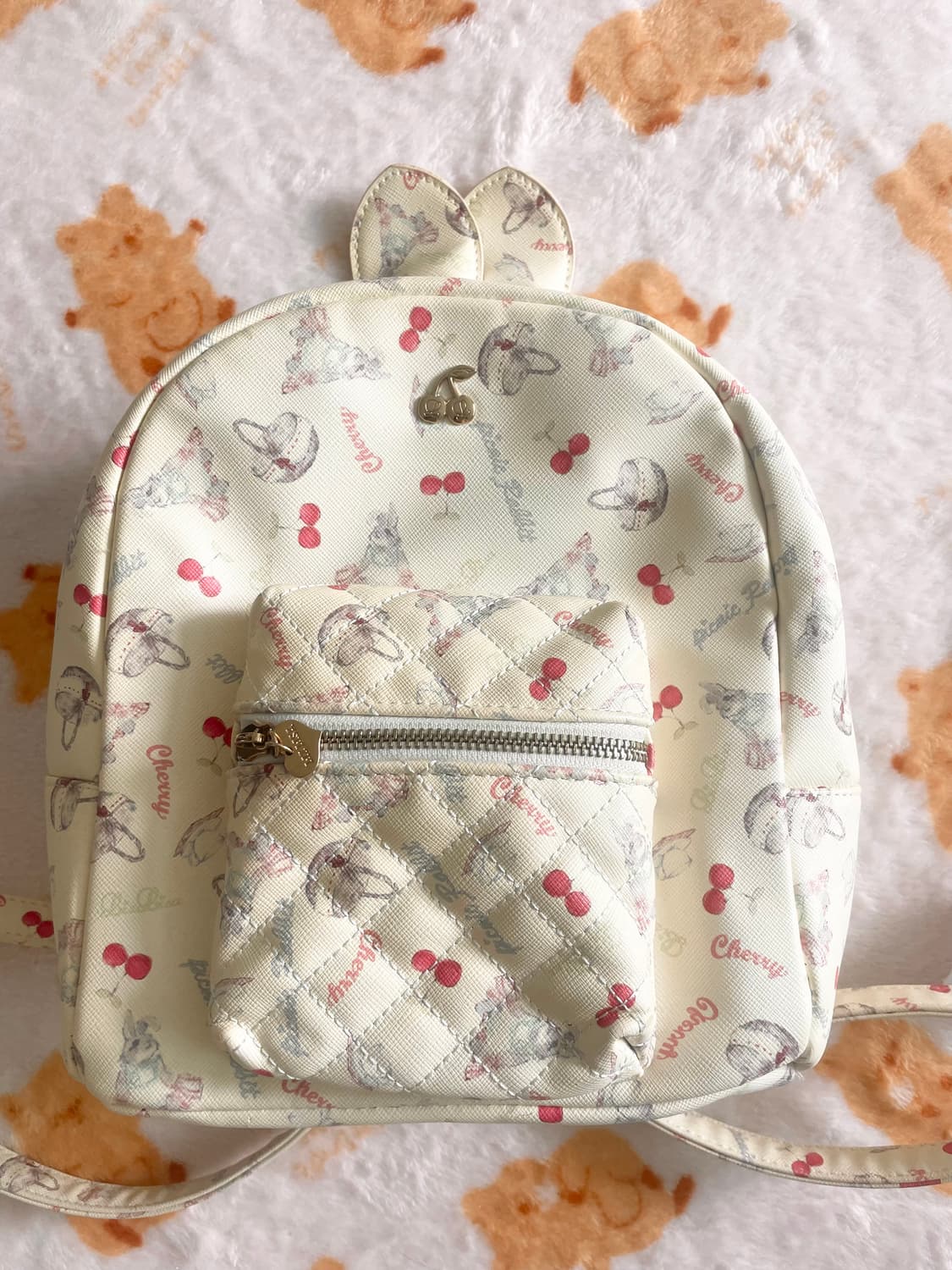 모리걸 빈티지 리즈리사 lizlisa 토끼 백팩 🤍🍒🐰 상품이미지2