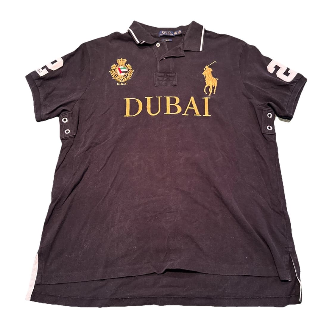 폴로 랄프로렌 두바이 빅포니 시티 시리즈 반팔 카라티 블랙 상품이미지1