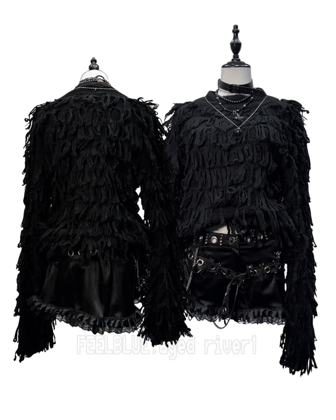 Goth Punk Grunge Knit 상품이미지3