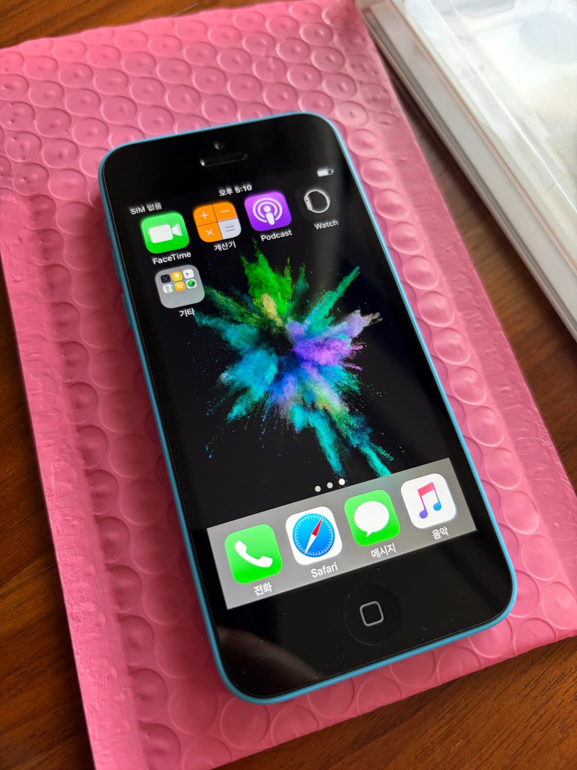 [5월6일 예약판매분] 아이폰 5c 블루 16기가 #9016 상품이미지1