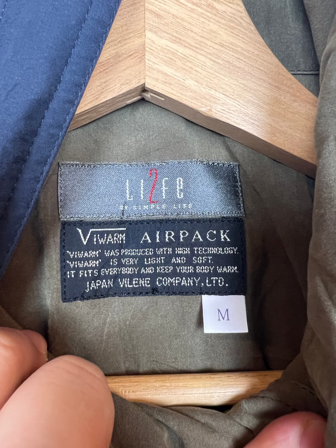 O171 JPN LIFE2 네이비 자켓 M 상품이미지3