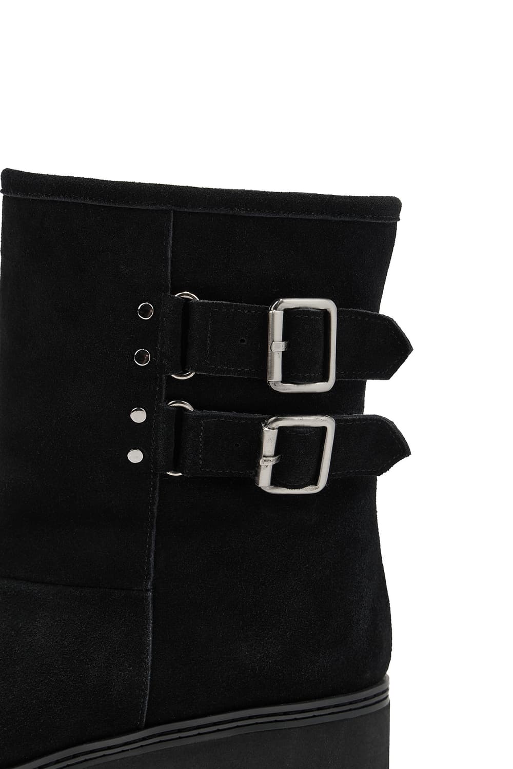 DEINET 다이닛 테디 베어 버클 부츠 블랙 상품이미지7