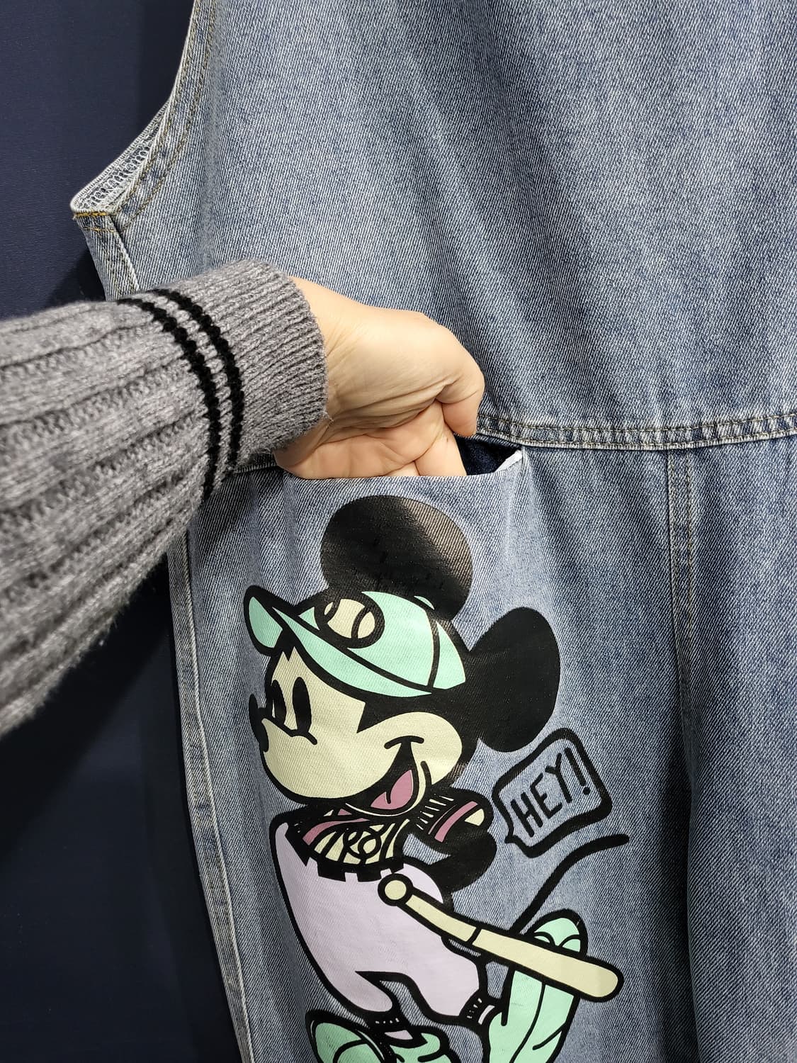 데님 점프 수트 멜빵 팬츠 상품이미지3