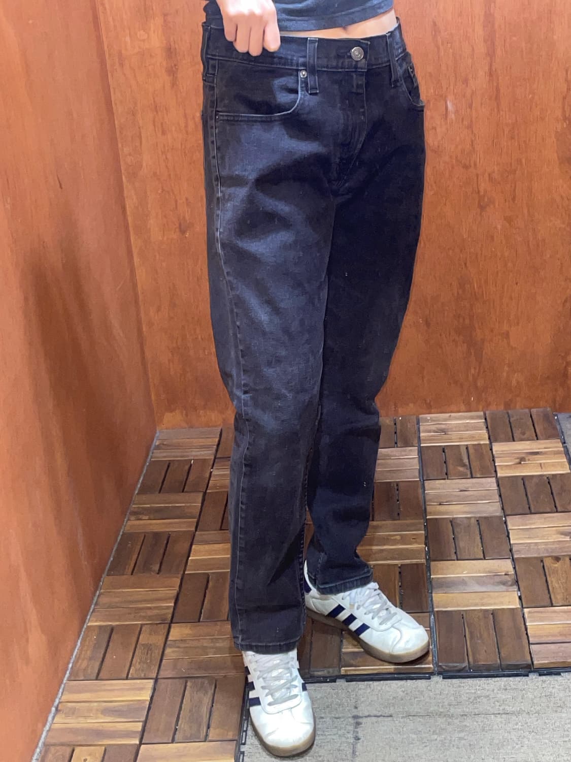 (32) Levi's 502 (리바이스 스트레이트 블랙 데님) 상품이미지2