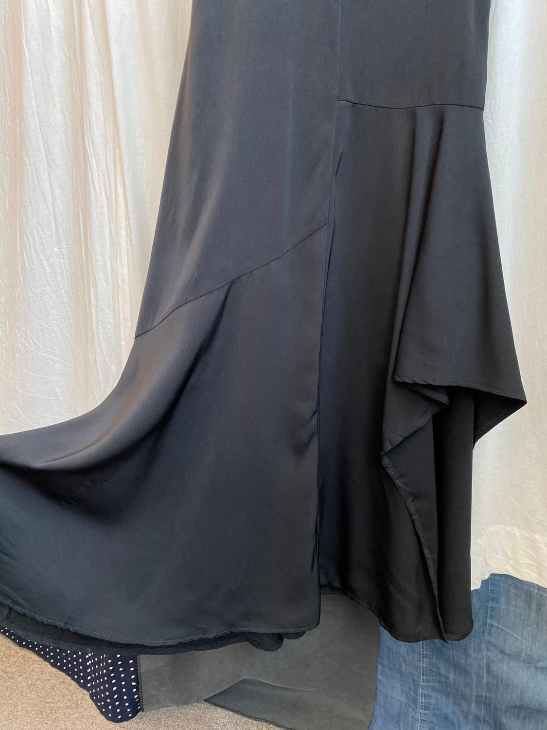 GRL 블랙 언발란스 민소매원피스(M) 상품이미지6