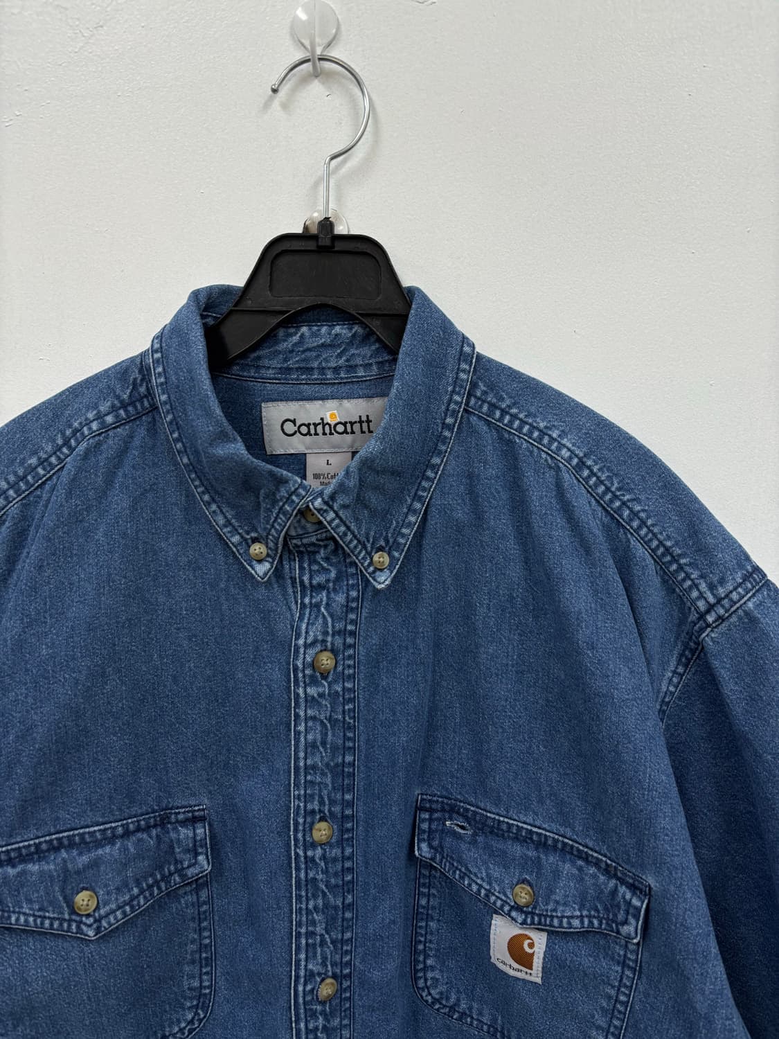 칼하트 데님 워크셔츠 상품이미지3