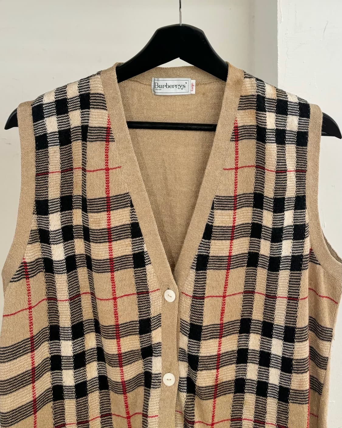 버버리 노바 체크 니트 베스트 상품이미지2