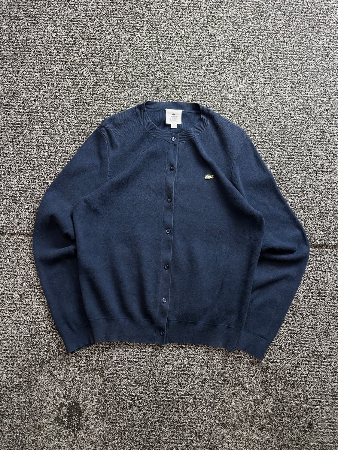 라코스테 시그니처 미니멀 코튼 가디건 2816 상품이미지2