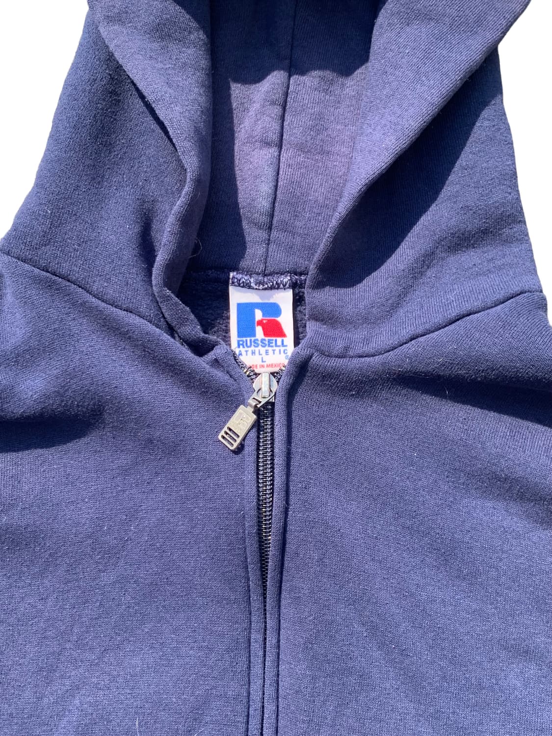 90's 러셀 후드집업 네이비 상품이미지2
