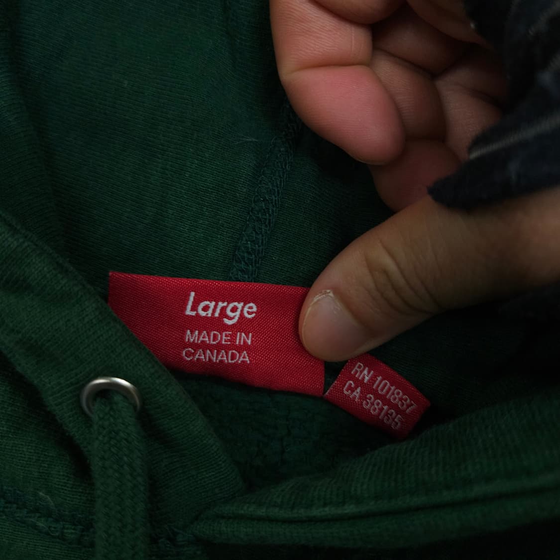 슈프림 아라빅 로고 후드 L 상품이미지4