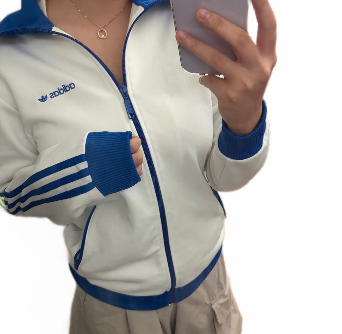 🤍아디다스 베켄바우어 화이트 블루 포카리 트랙탑 져지🤍 상품이미지2