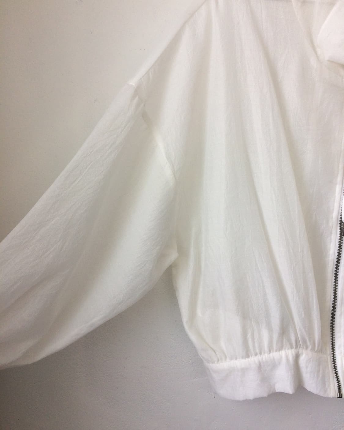 High neck see through hood zip up 상품이미지4
