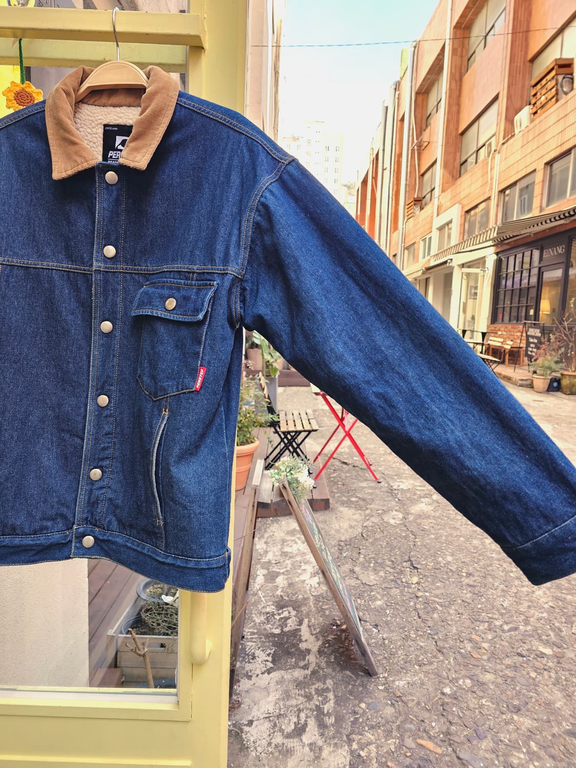 Perstep 진청 코듀로이 배색 워크자켓 상품이미지4