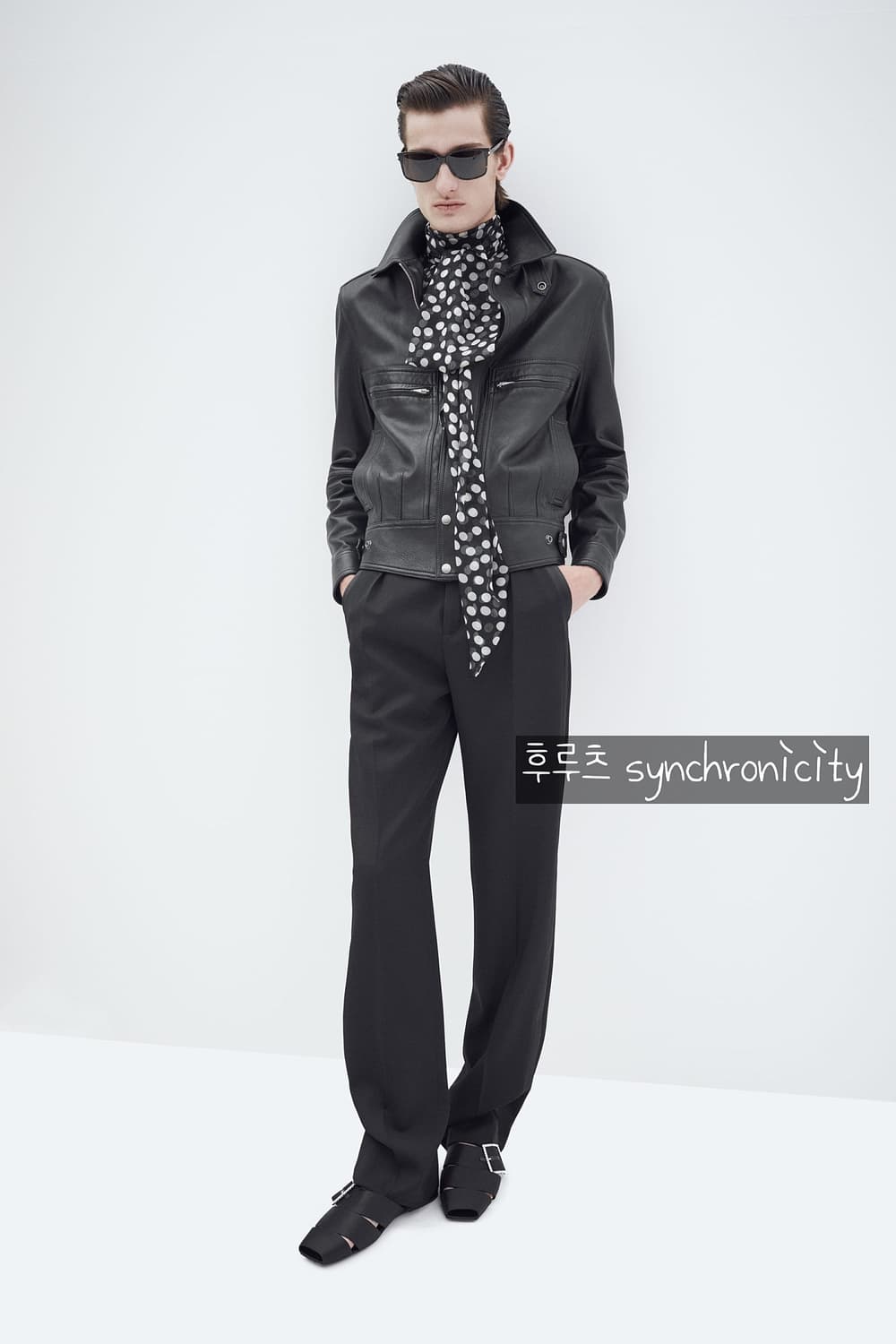 생로랑 로제 가죽자켓 50 드럼드 램스킨 레더자켓 상품이미지4