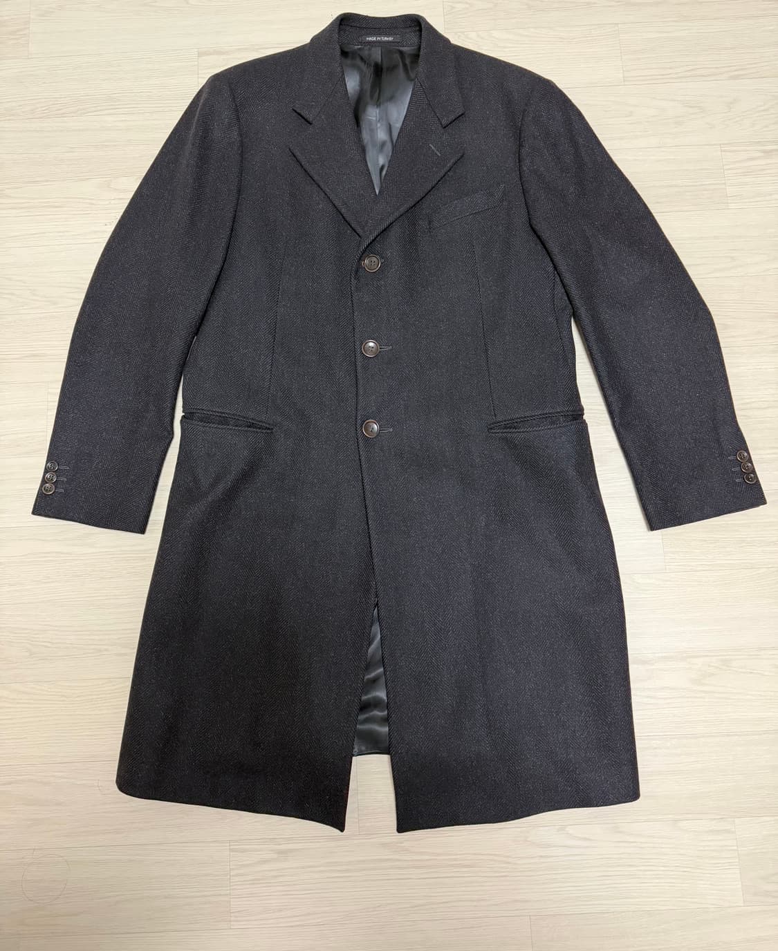 아르마니 꼴레지오니 울 캐시미어 롱 코트 상품이미지1