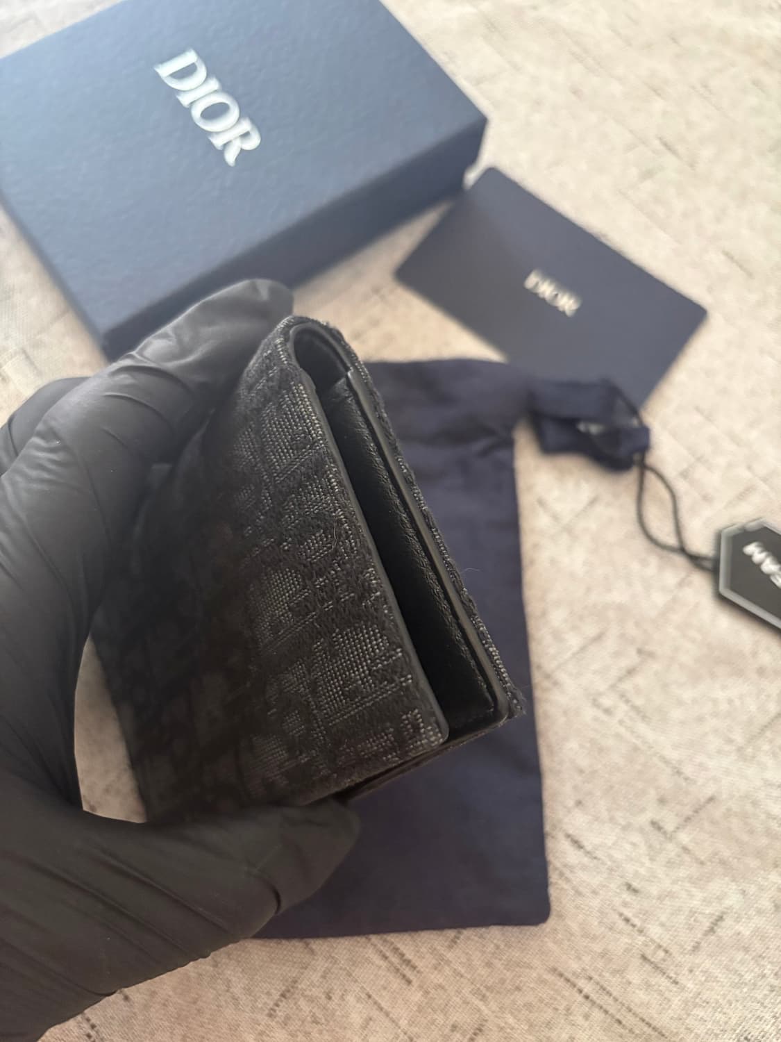 [상태최상]디올 오블리크 오거나이저 카드지갑 블랙 상품이미지5