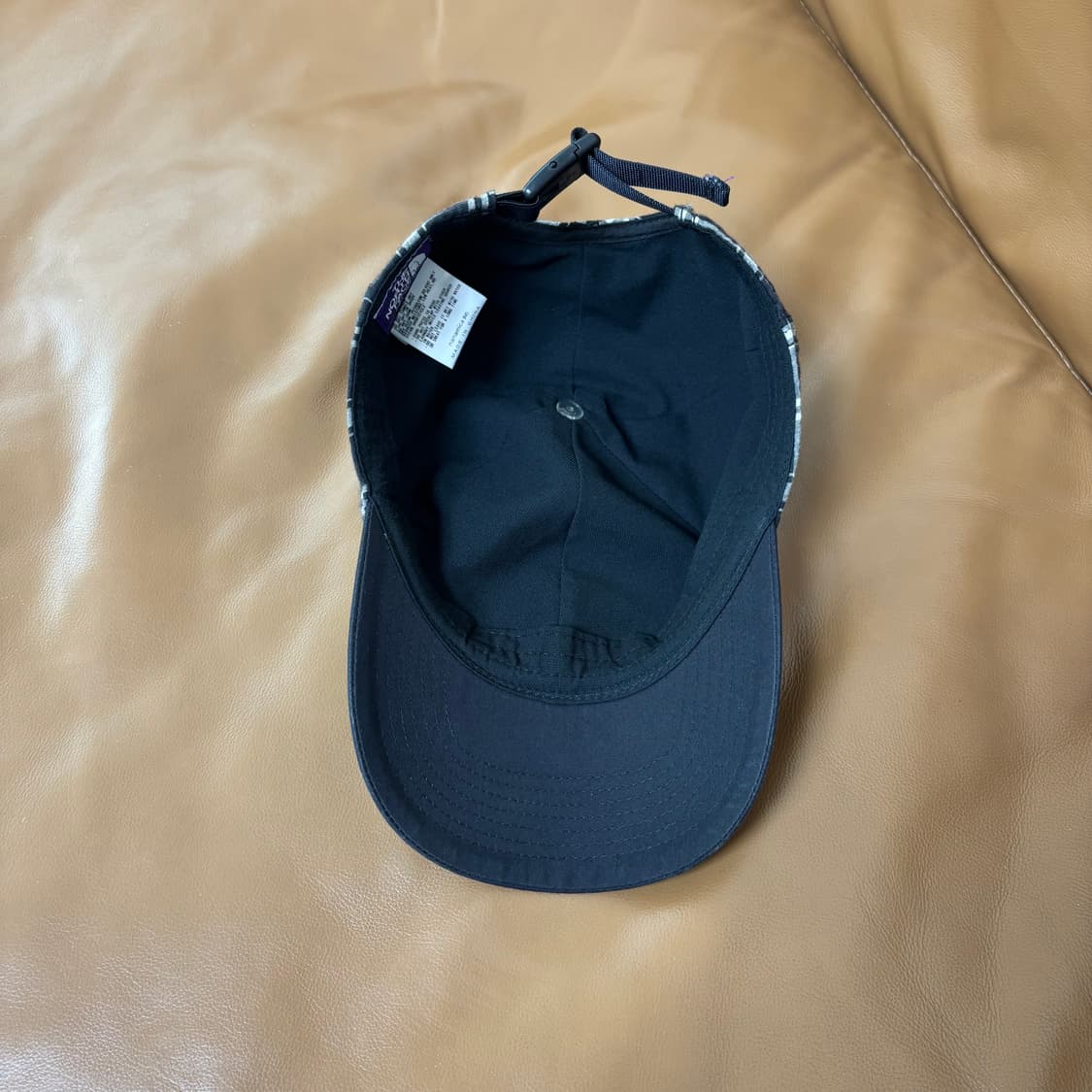 나나미카 노스페이스 퍼플라벨 6패널 볼캡 모자 체크 상품이미지6