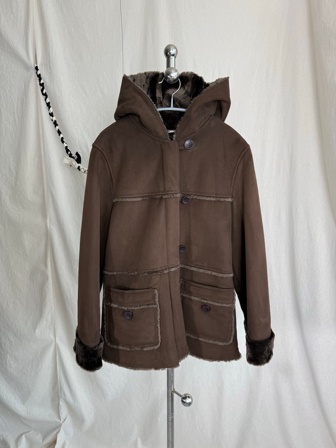 Burberry London 에코 시어링 자켓 상품이미지3