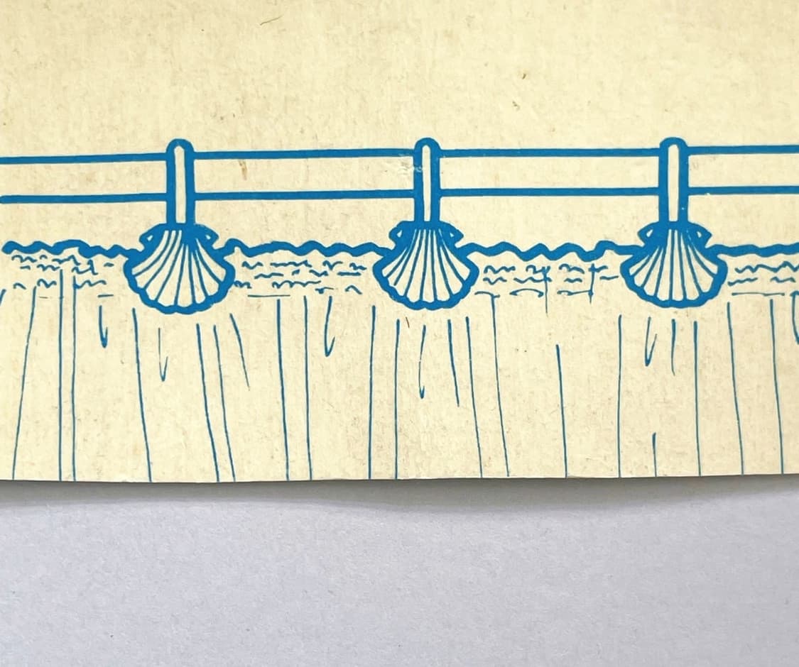  일본 빈티지 조개모양 커튼 클립 6개 세트 상품이미지6