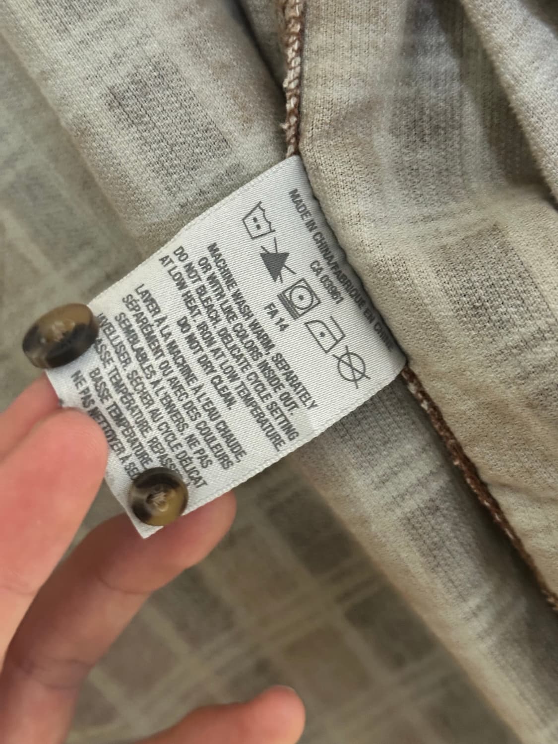 Windriver 플란넬 체크 셔츠 m 상품이미지3