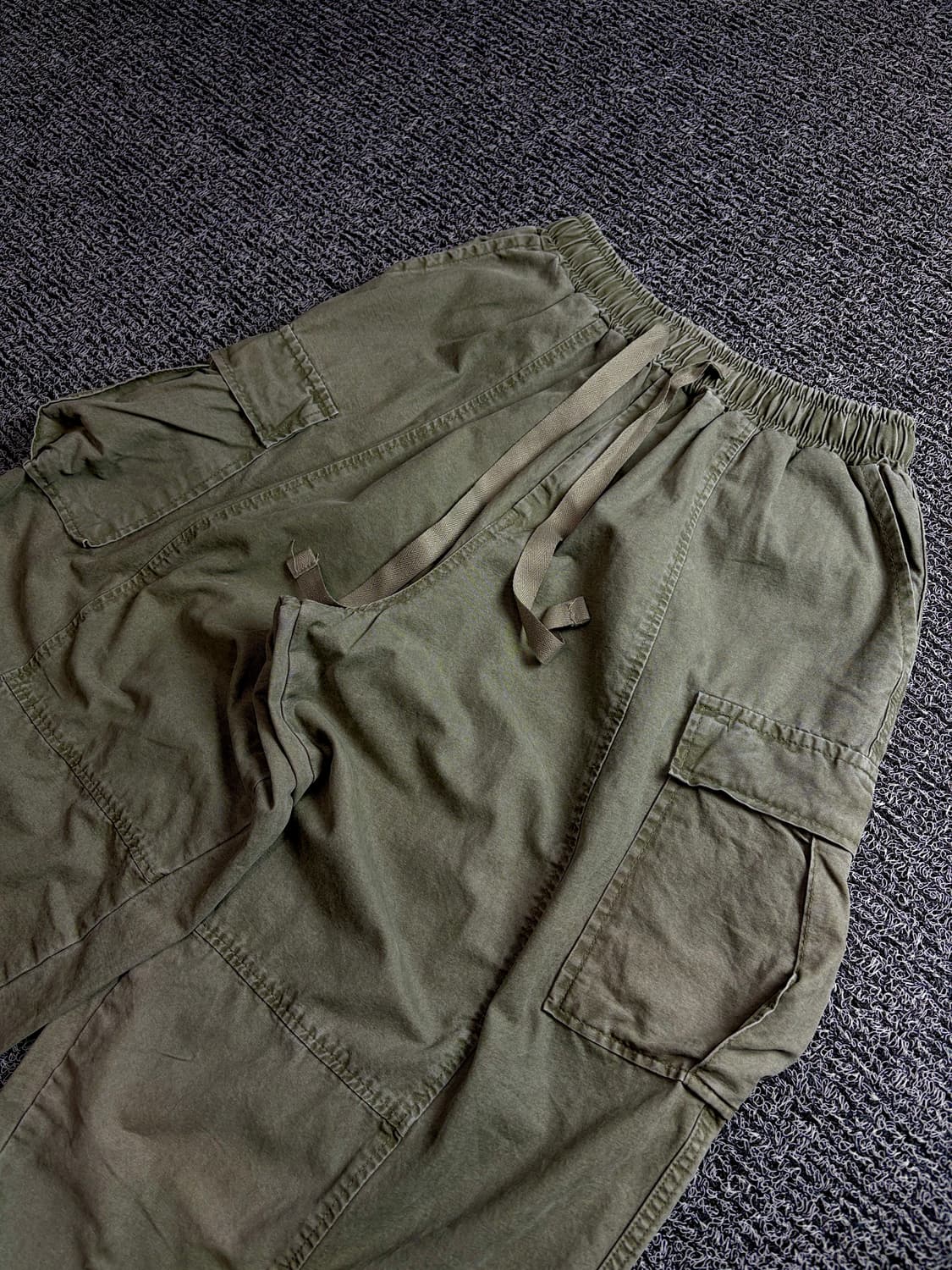 파머스마켓 벌룬핏 카키 퍼티그 카고 팬츠 1619 상품이미지3