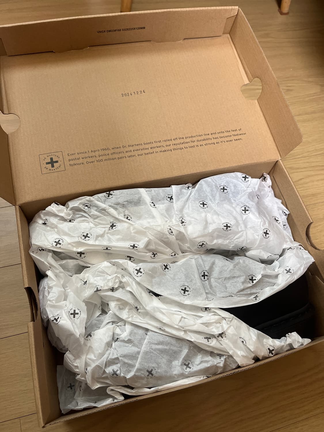 미착용)닥터마틴 1461 모노 상품이미지3