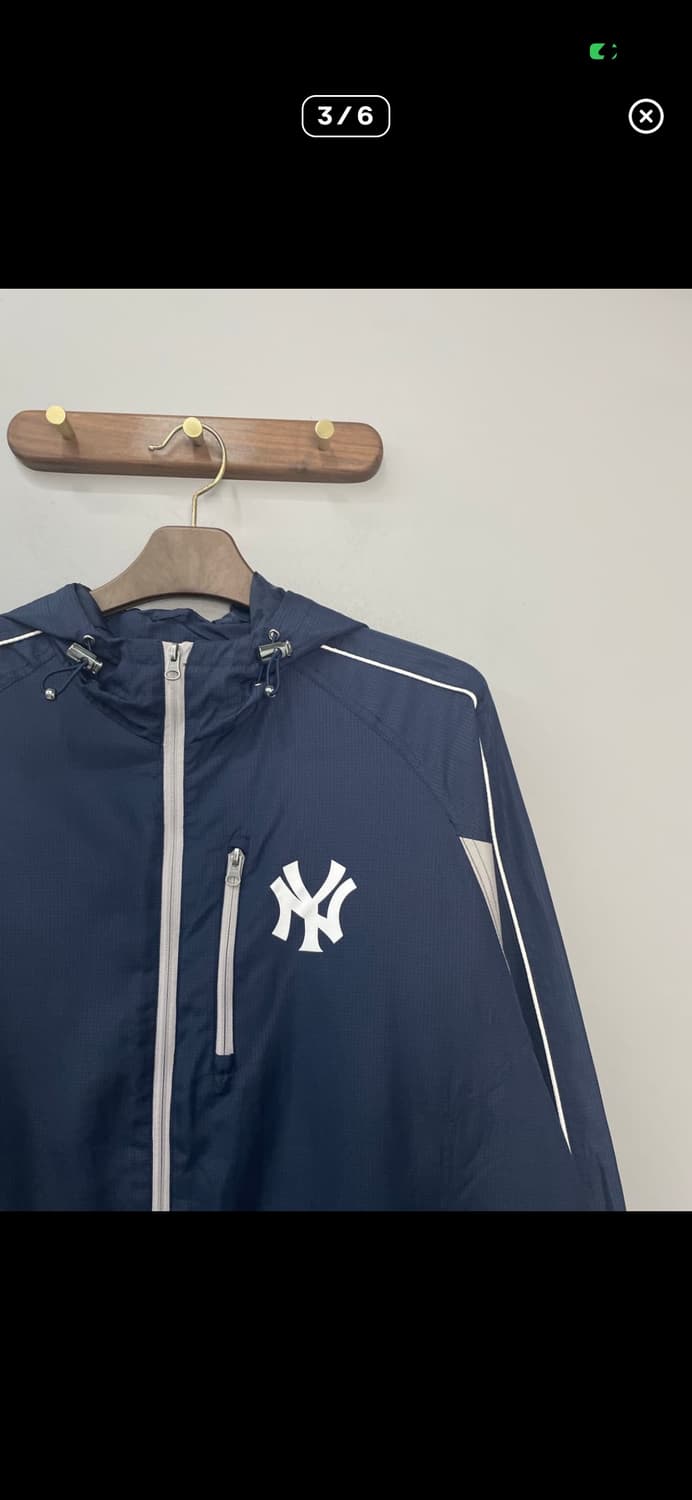 MLB 뉴욕양키스 네이비 후디 바람막이 자켓 A3541 상품이미지3