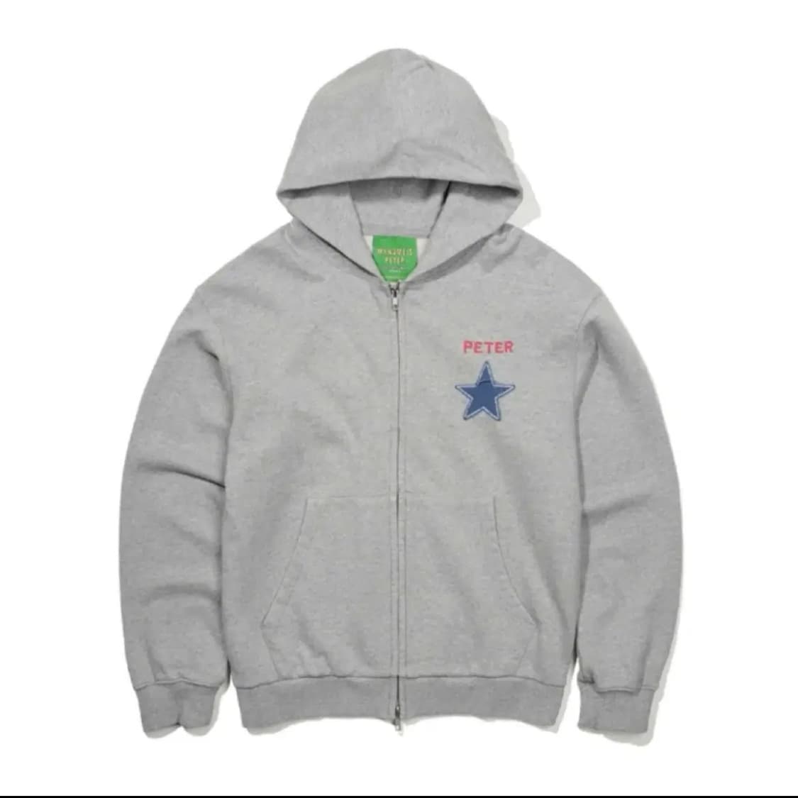 [OS] 마이네임이즈피터 피터 스타 후드 집업 그레이 상품이미지2