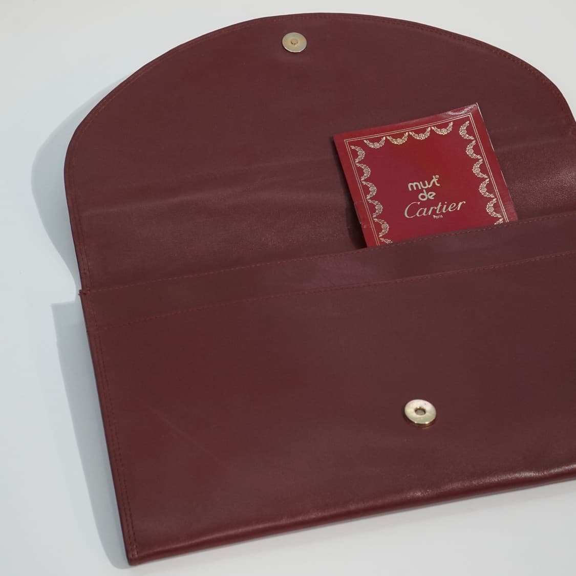 80s 까르띠에 보르도 클러치 백 상품이미지4