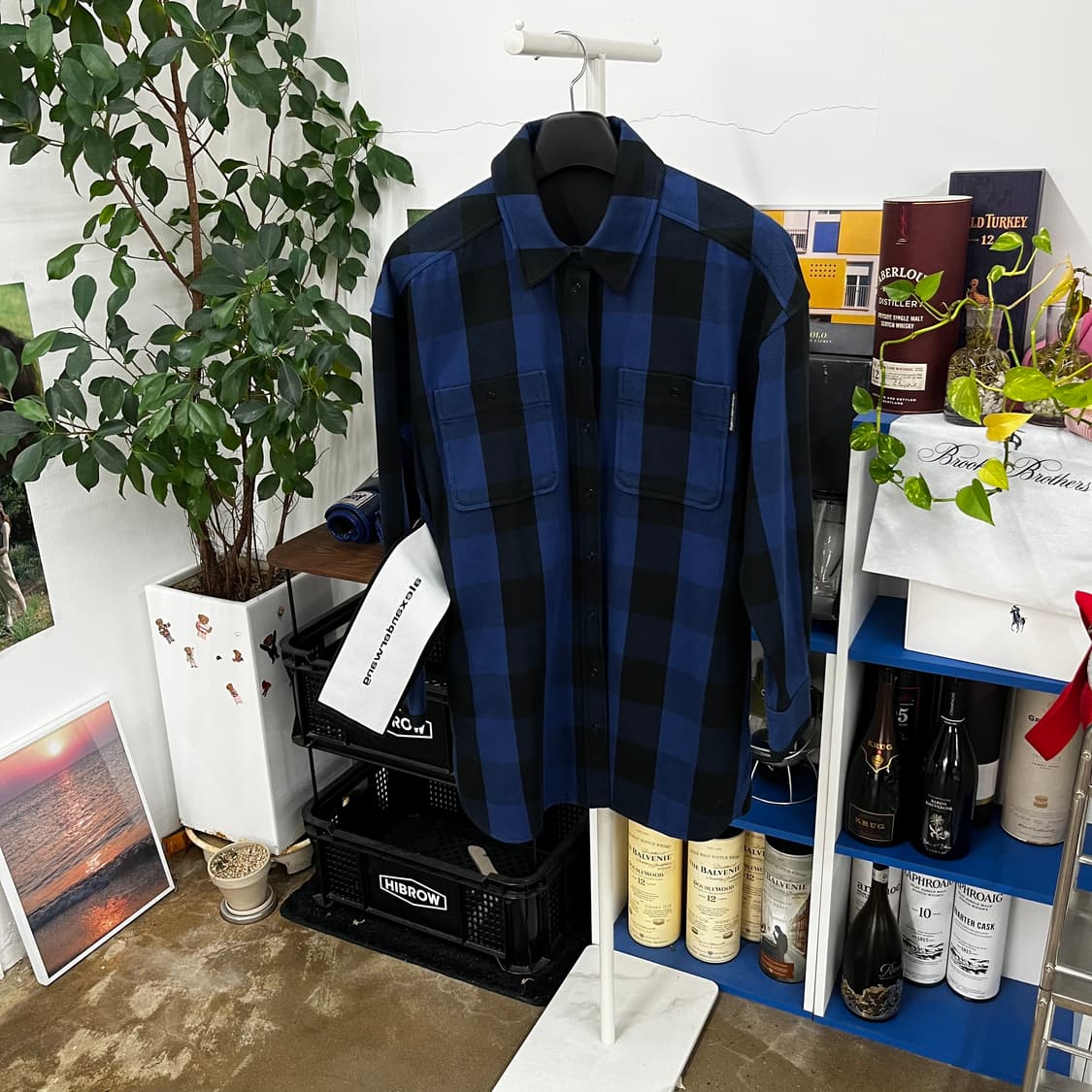 알렉산더왕 우먼 버팔로 체크 셔츠 자켓 XS 상품이미지1