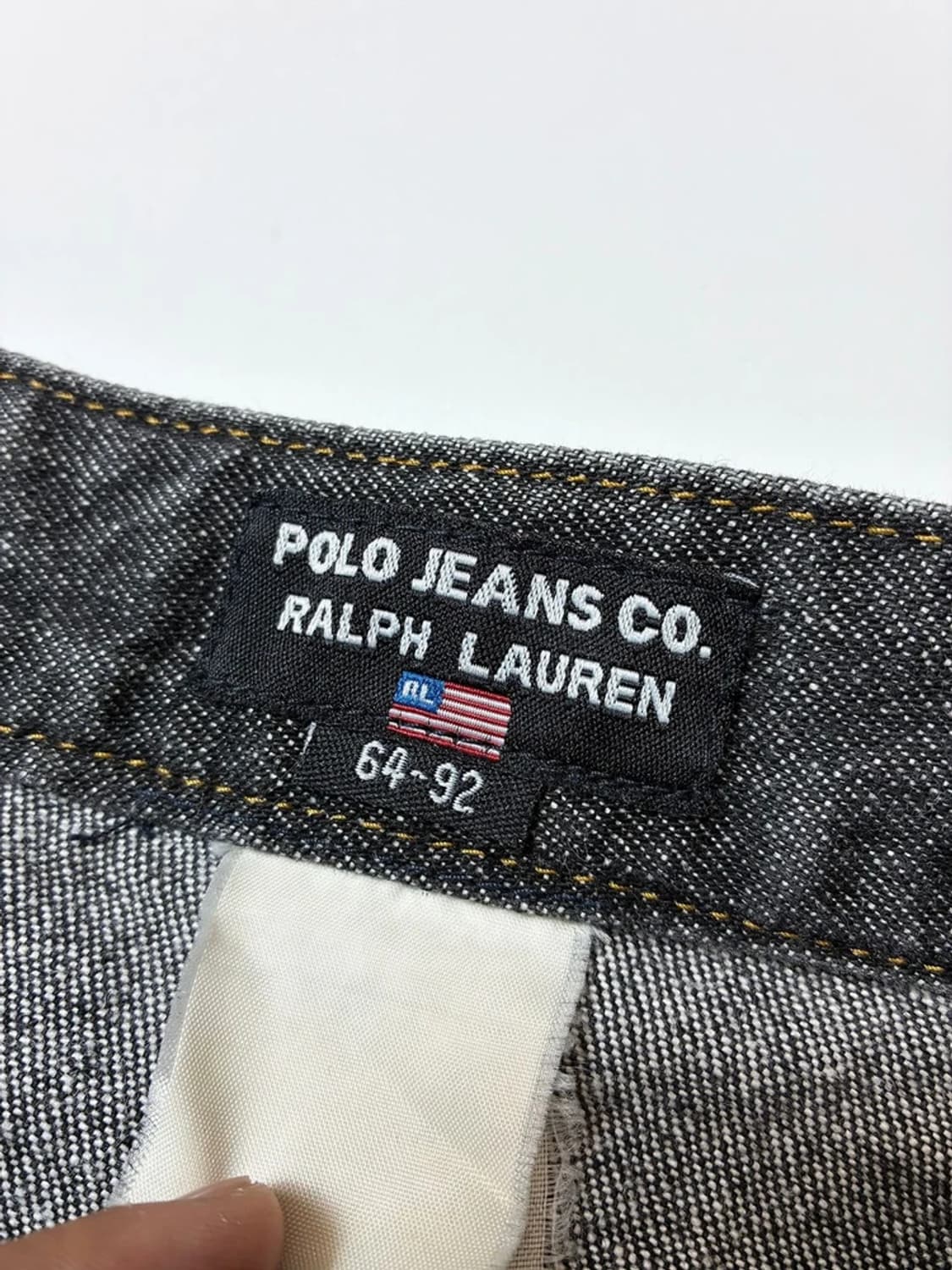 폴로 진스 00's 흑청 데님 스커트 PN8619 상품이미지9