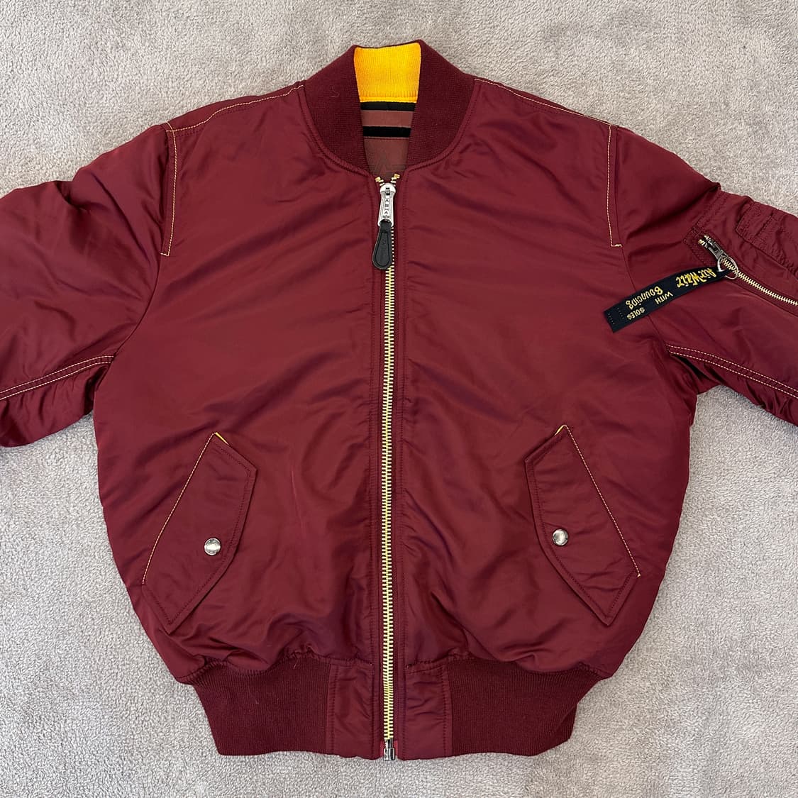 알파인더스트리 x 닥터마틴 MA-1 플라이트 자켓 상품이미지6