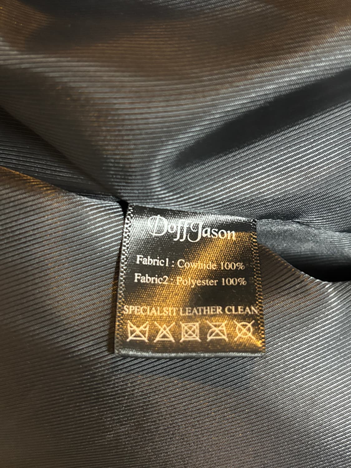 택포/S급) 도프제이슨 소가죽 레더 라이더 자켓 블랙 카우하이드 상품이미지5