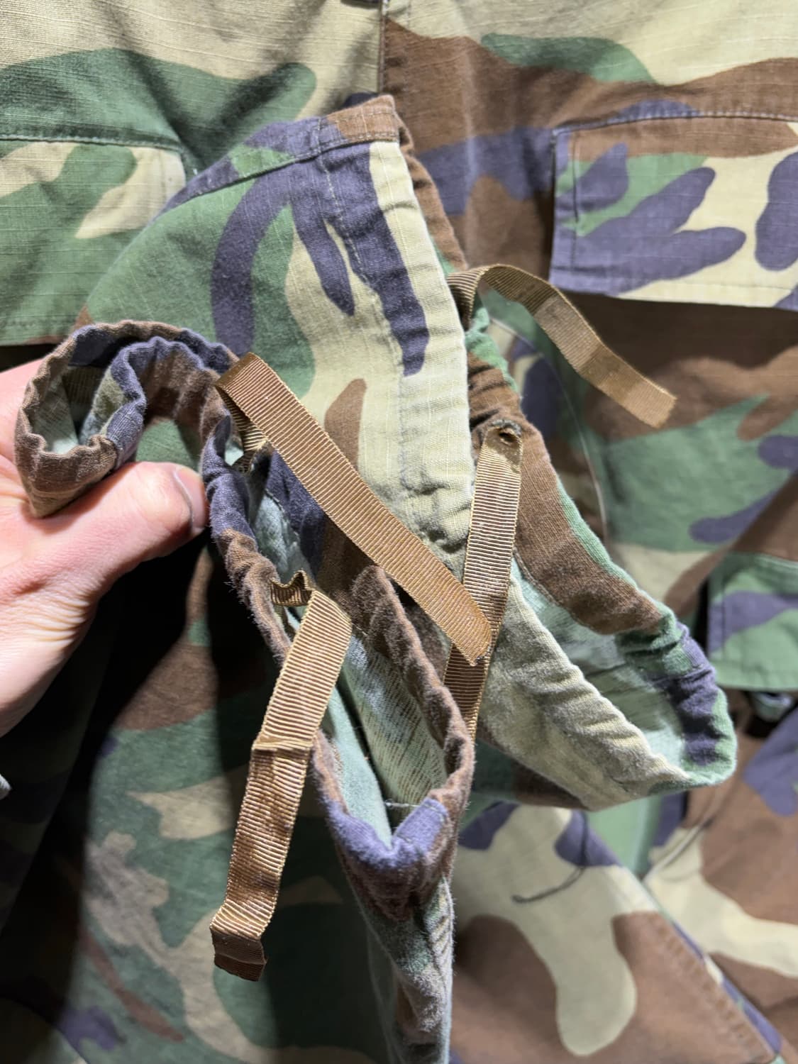 36in 오리지널 밀리터리 카모플라주 카고팬츠 상품이미지5