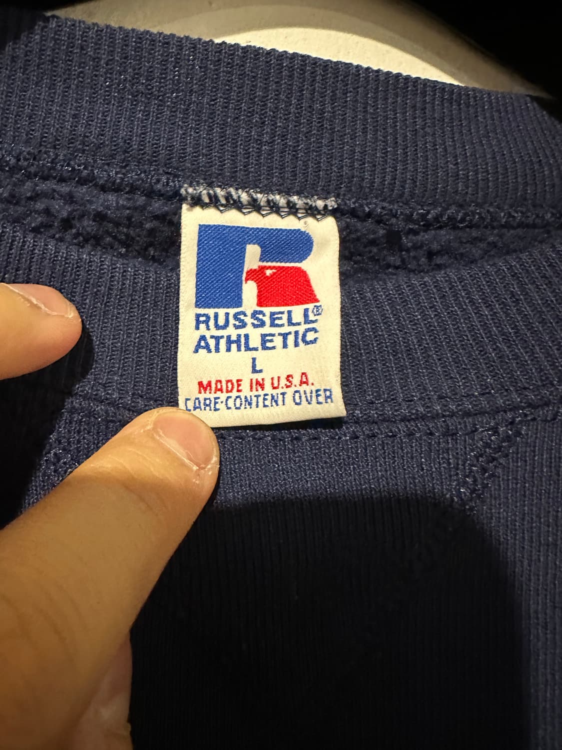 빈티지 90s 러셀 스웻셔츠 카우보이 상품이미지4