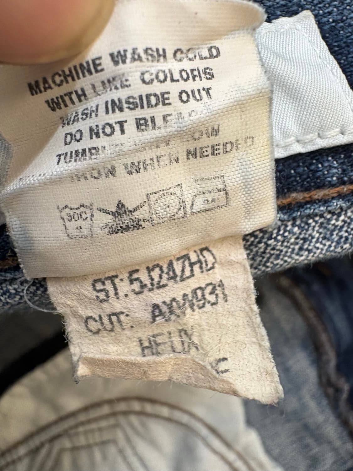 아르마니 익스체인지 스트레이트 데님 상품이미지10