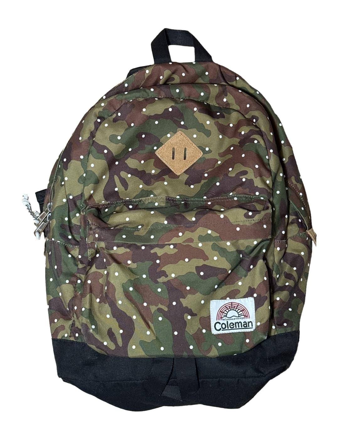 희귀)colemen 카모 도트 백팩 상품이미지1