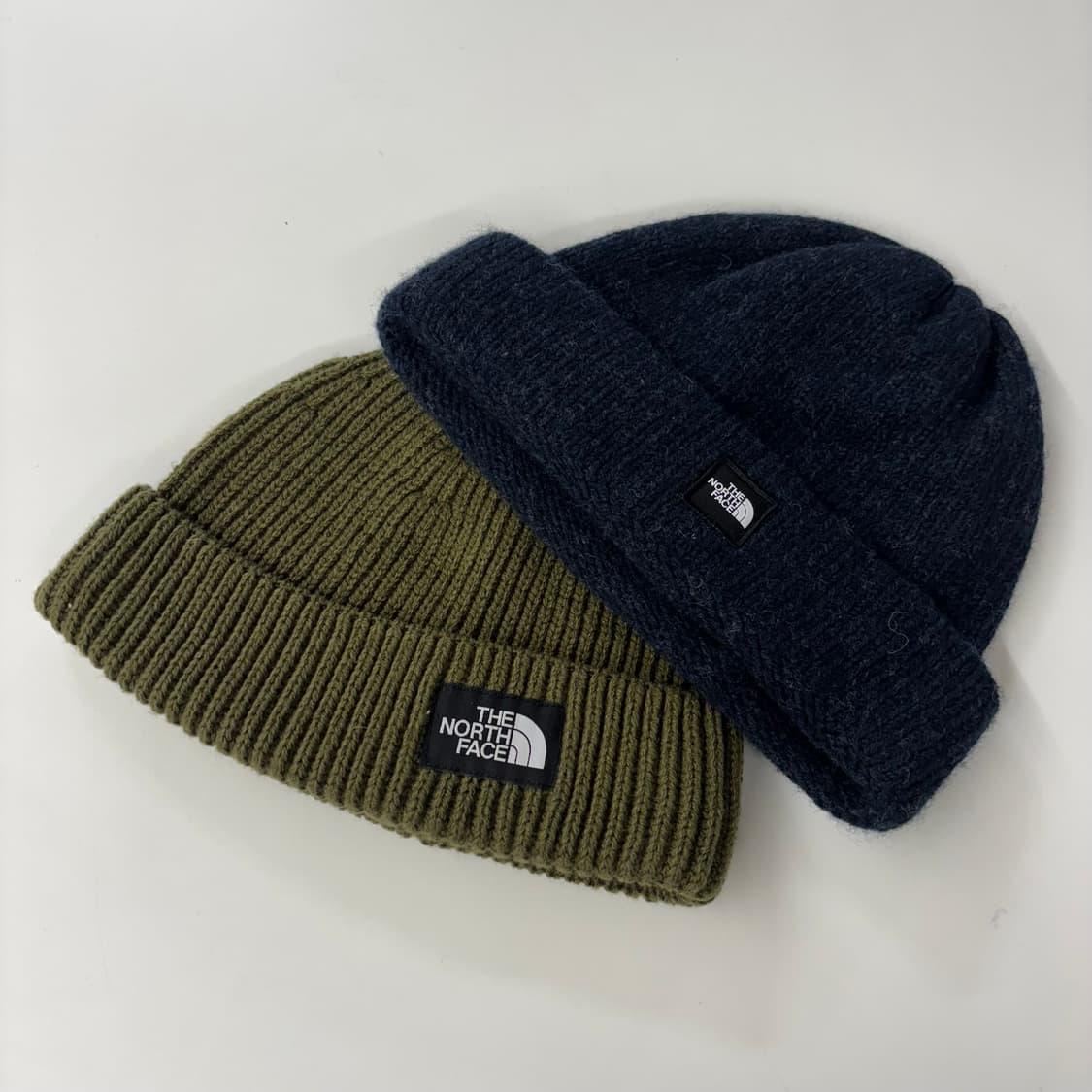 [The North Face] 노스페이스 커플 비니 2종 세트 (올리브  상품이미지1