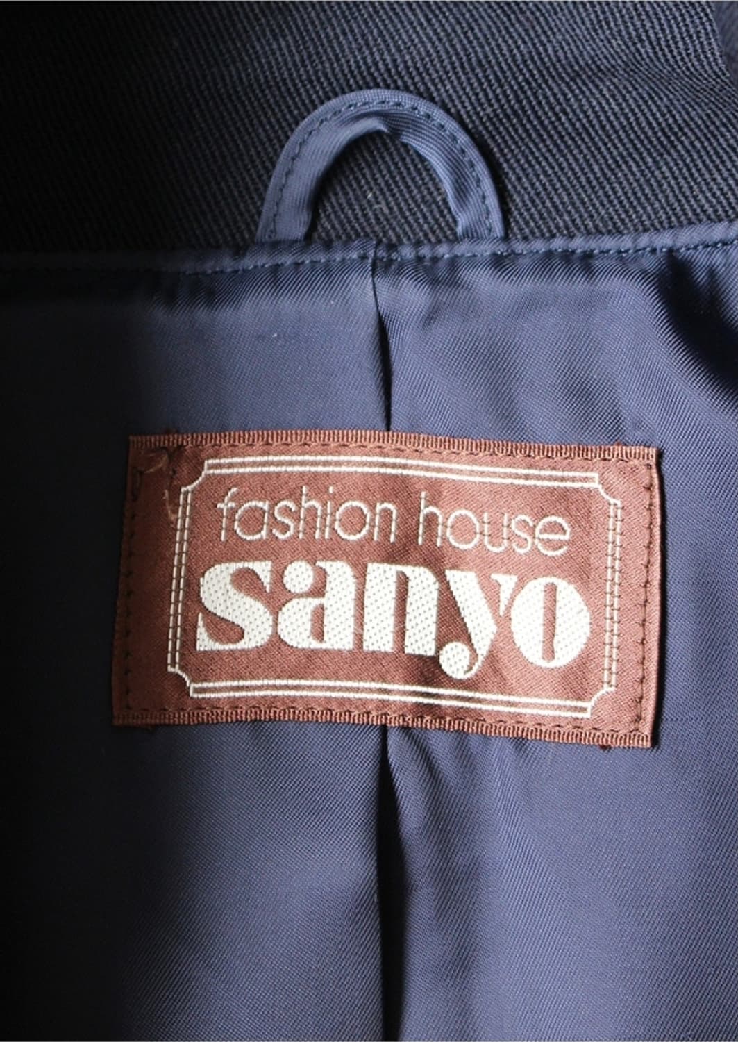 Sanyo 네이비 트렌치코트 상품이미지5