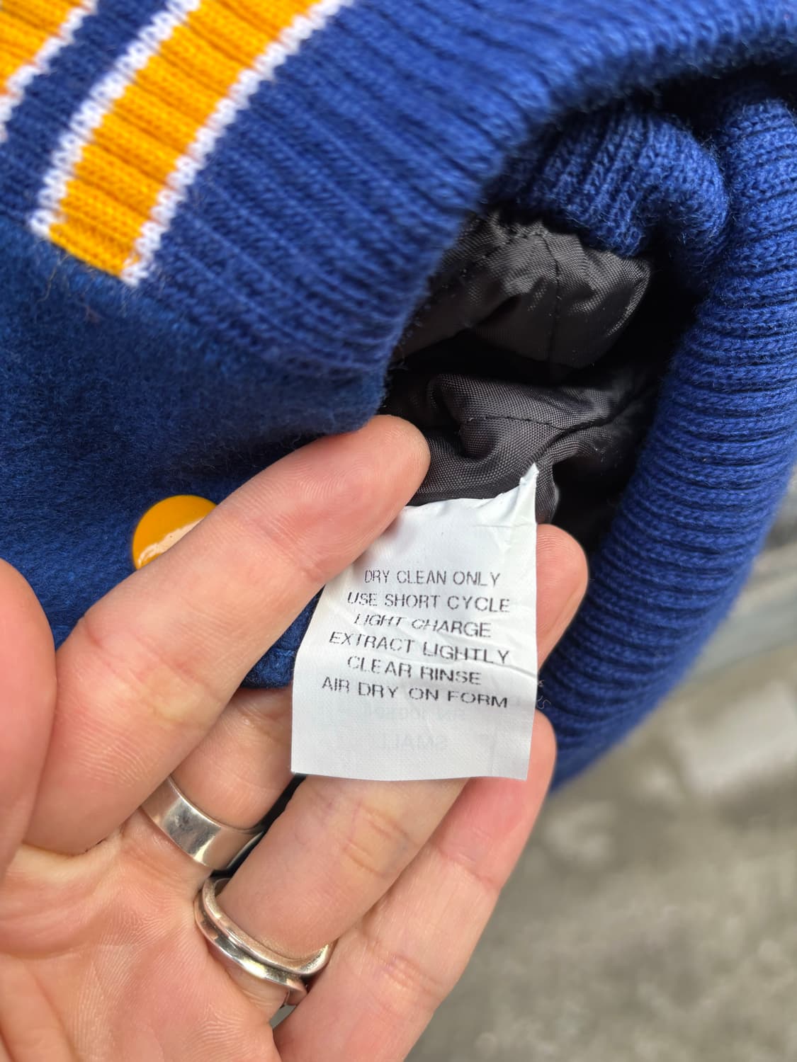 90s 미국 바시티 자켓 CONSHY BEARS 상품이미지6