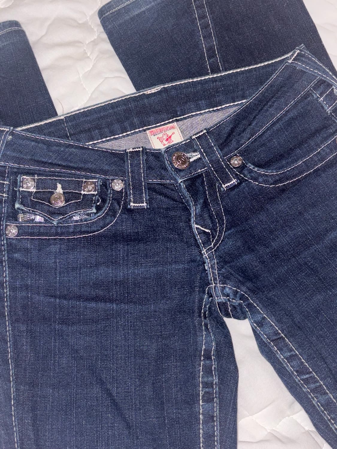 트루릴리전 로우라이즈 부츠컷 청바지 트루릴리젼 상품이미지2