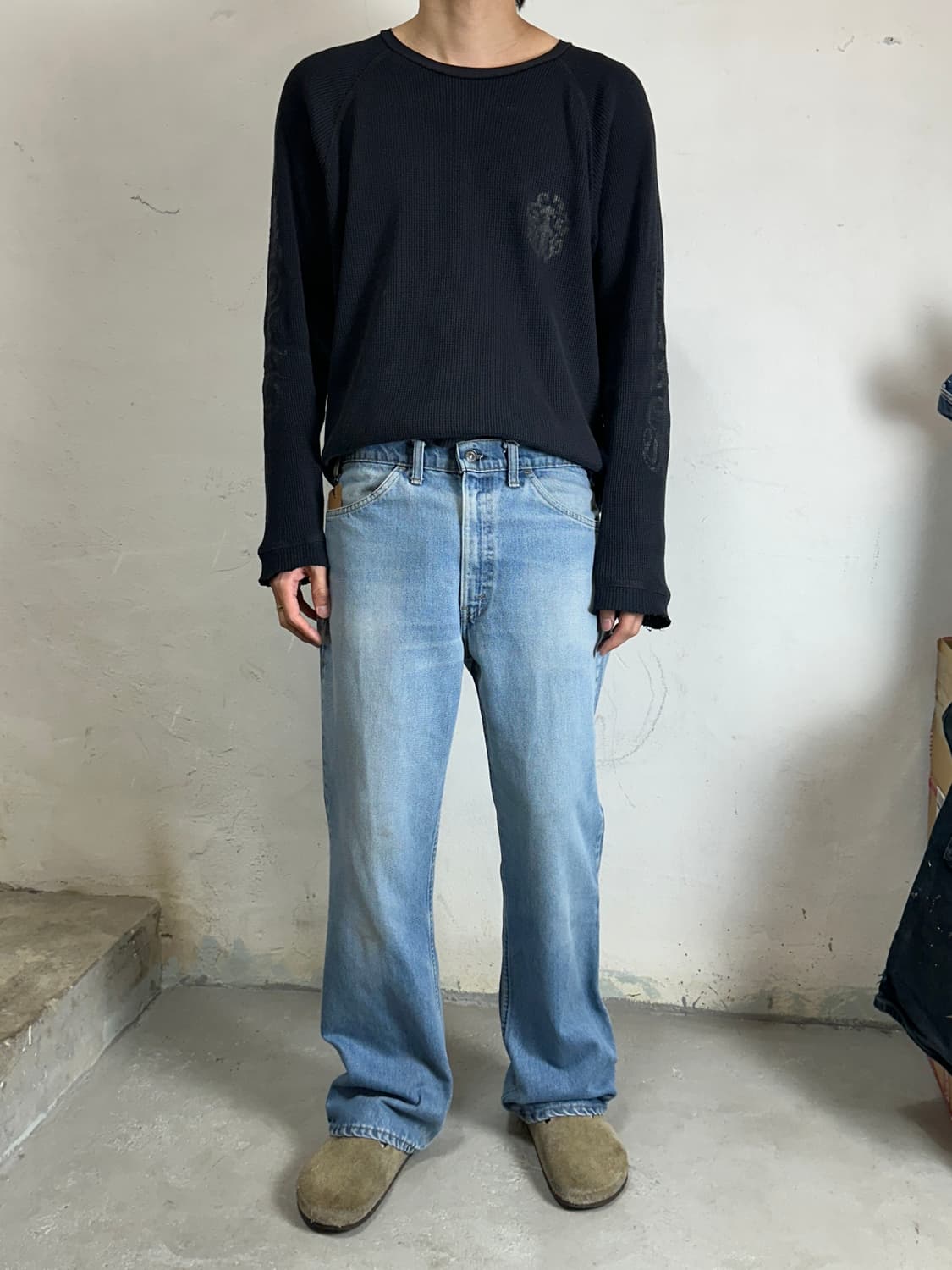 70's USA Made 빈티지 리바이스 646 벨바텀 부츠컷 오렌지탭 상품이미지2