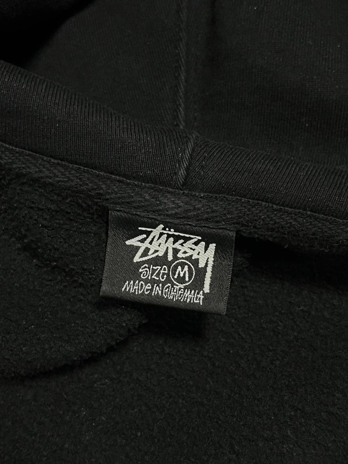 스투시 베이직 후드집업 블랙 M 상품이미지5