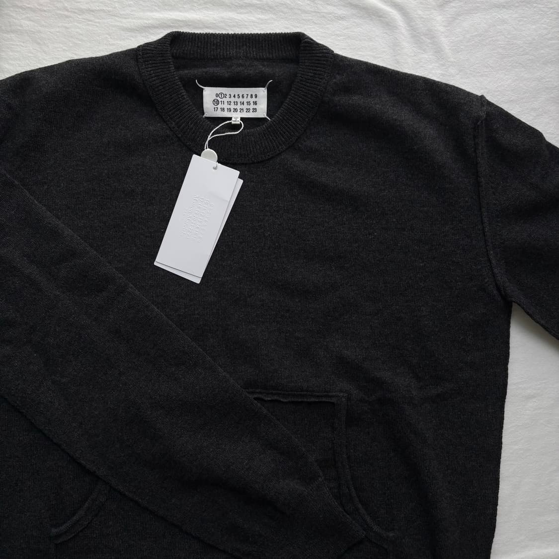 [S] 마르지엘라 울 캐시미어 니트 차콜 상품이미지3