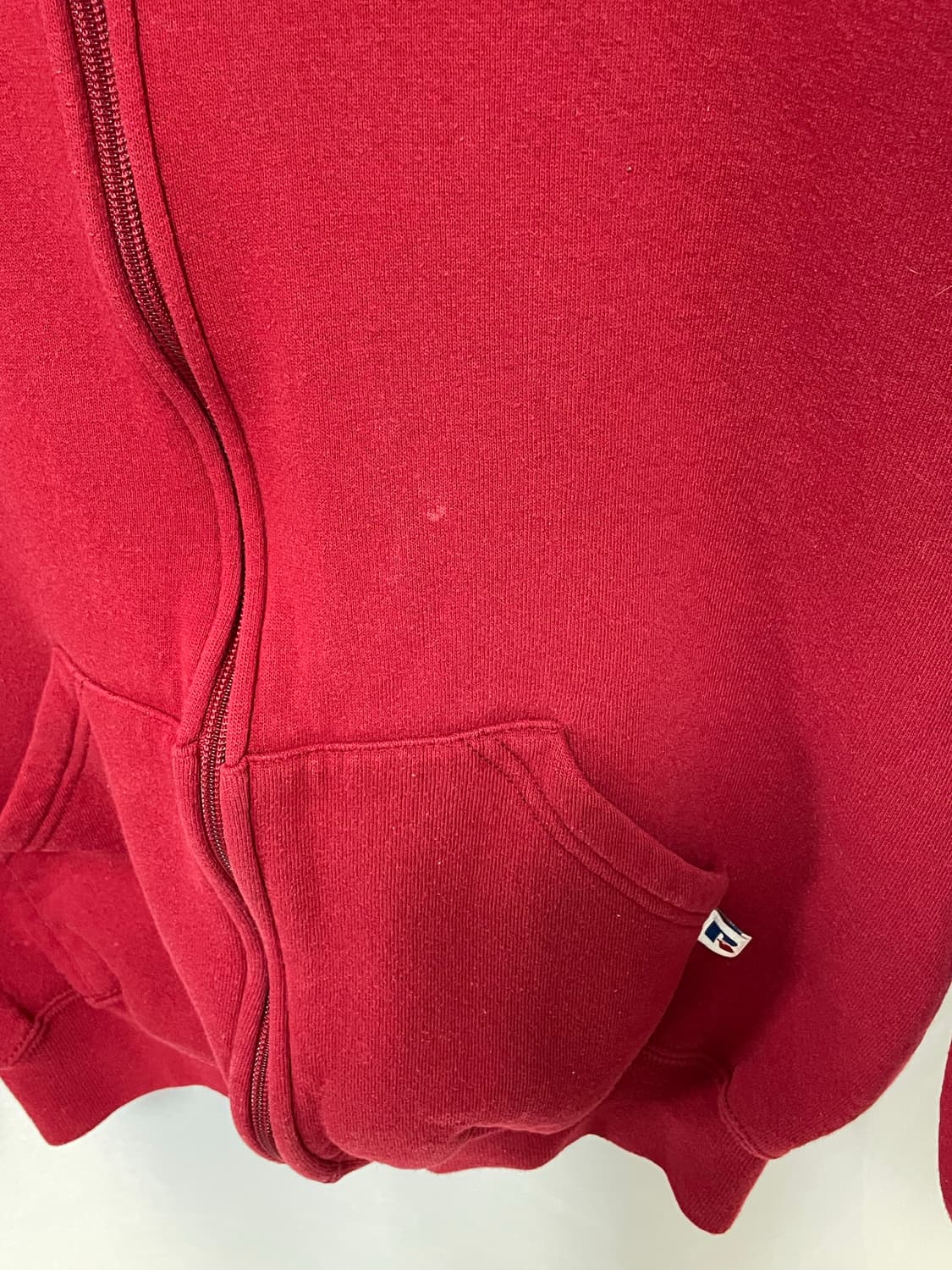 [D.O Vtg] 90s 러셀 50/50 후드 집업 레드(M) 상품이미지5