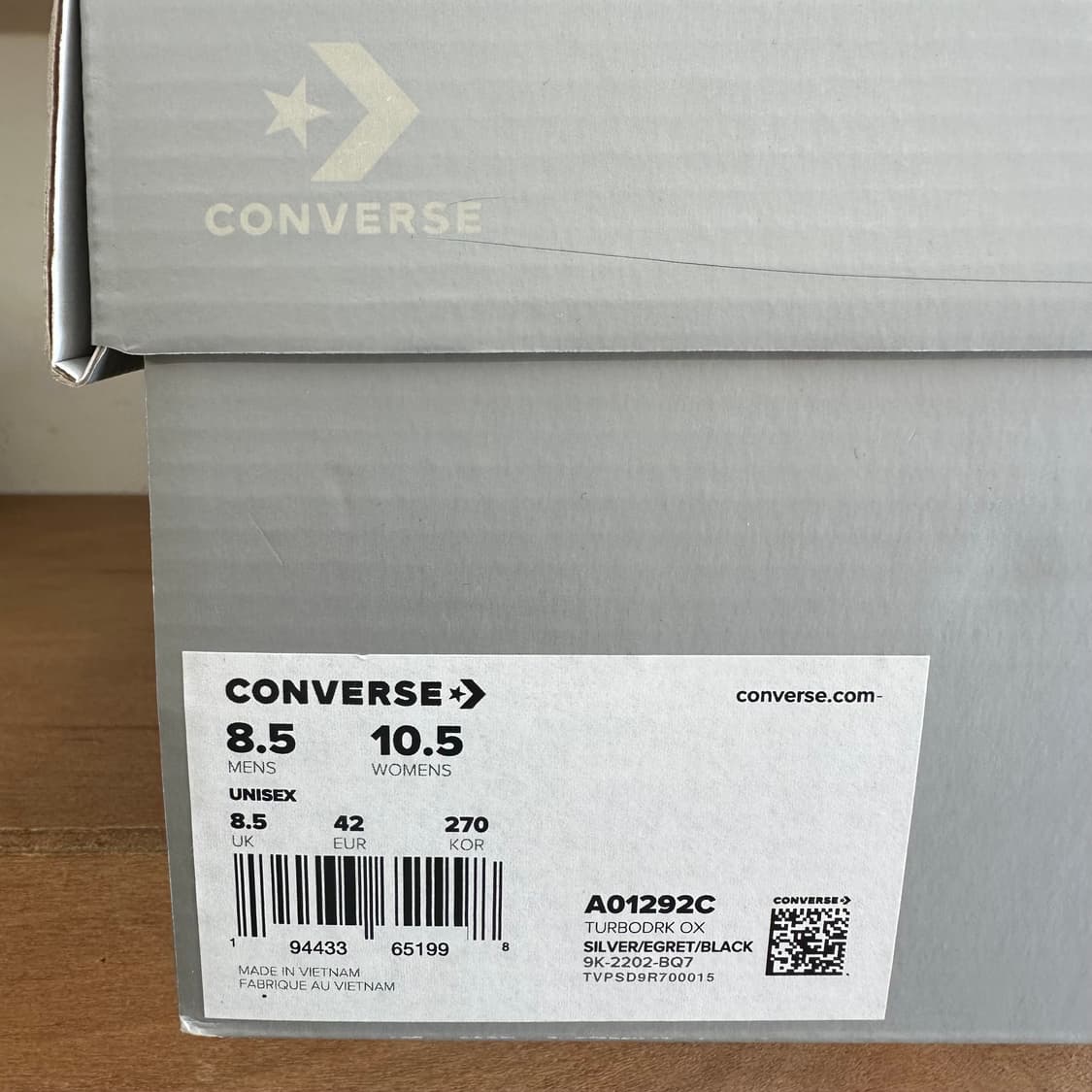 릭오웬스 다크쉐도우 x 컨버스 터보 실버 상품이미지8