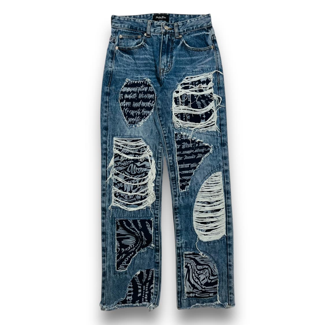 스모크 라이즈 DOODLING CUT JEANS 상품이미지1