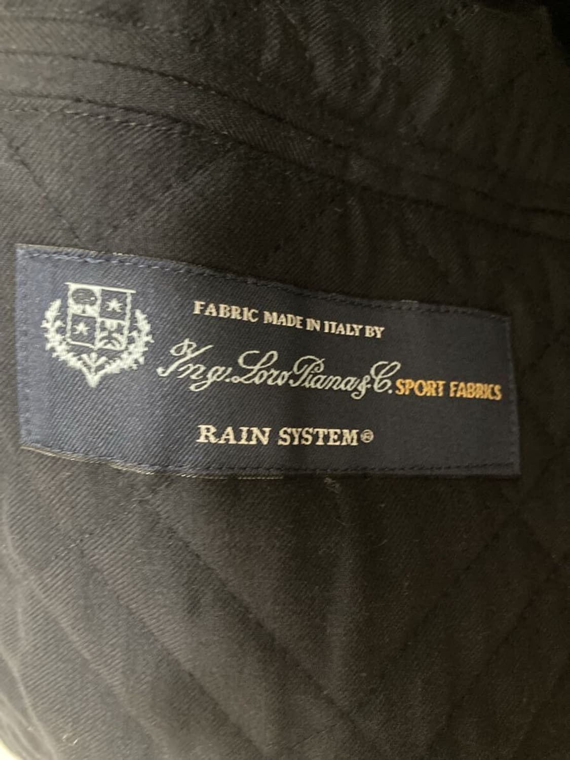 브룩스브라더스×로로피아나 네이비 코트 상품이미지7