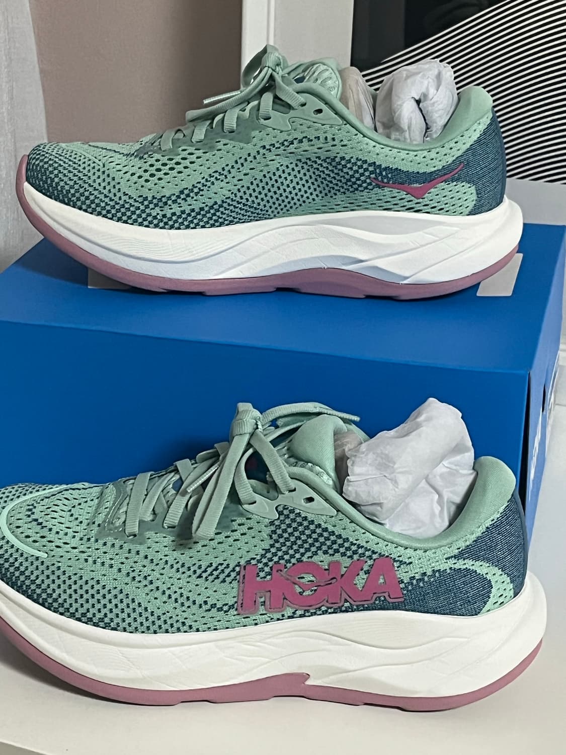 Hoka 호카 링컨4 와이드 알파인 블루 235 상품이미지2