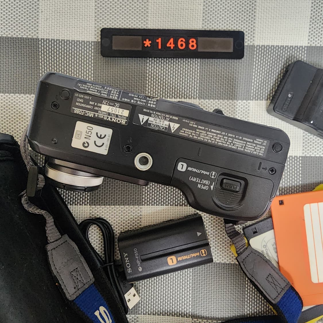 소니 핸디캠 MVC-FD 88 디스크맨 캠코더 가방세트 상품이미지4